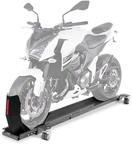 Peana Aparcamiento de Moto con calzo Compatible para Rueda Smart Mover, MAX. 450 kg, Gris
