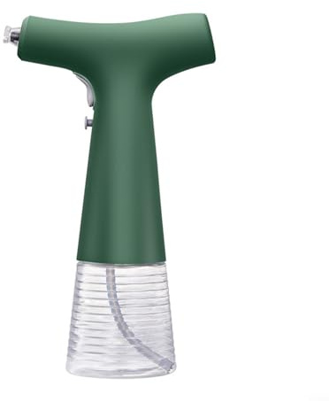 RANRAO Botella eléctrica con atomizador de aceite, niebla de aceite continua, modos, fácil de verter y limpiar (verde)
