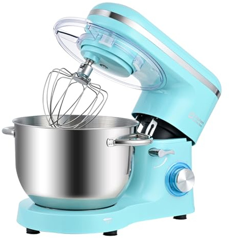 Kitchen in the box Batidora amasadora Profesional 6.2L Gran Familia | 1400W, amasadora repostería profesional para familias numerosas. Amasa grandes cantidades. Potente y eficiente.