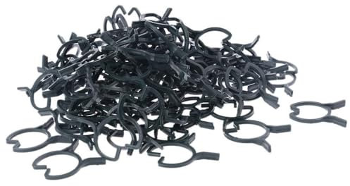 ROYJJ 100 Stück Gartenpflanzen-Clips, Veredelungs-Clips, gebundene Wein-Clips, Blumen, Obst, Gemüse, Klammern, Graden Gadgets