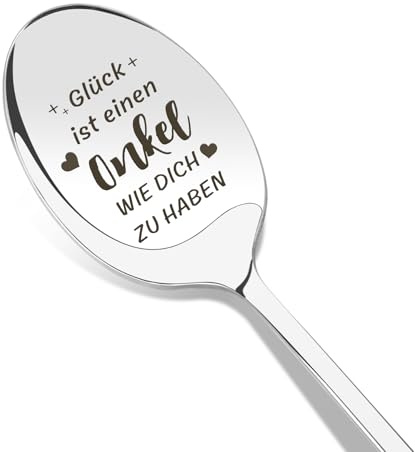 Bester Onkel Der Welt Geschenke Löffel Kaffeelöffel Mit Gravur Geburtstagsgeschenk Ostergeschenke Vatertagsgeschenk Weihnachtsgeschenke Thanksgiving-Geschenk Valentinstag Geschenke für Onkel
