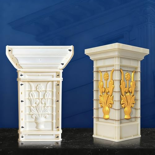 Moule à colonnes romaines rondes, moules à béton pour piliers, moulage de ciment et plâtre pour jardin, décoration de fête de mariage, 1,34 m(50cm)