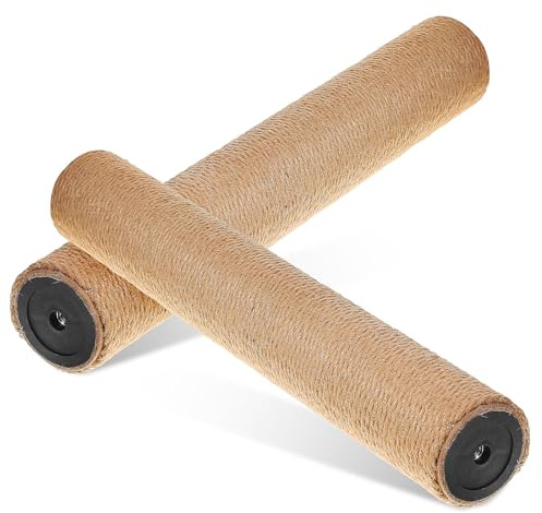 WEKADRIN Soportes Rascadores de Yute para Gatos de Interior, 2 Piezas, Resistentes al Desgaste y Fáciles de Reemplazar, Accesorios para Rascador Gato M8
