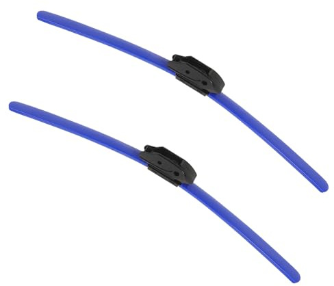 SOIMISS Limpiaparabrisas Coche Bandas de Goma Suave Resistentes al Desgaste Instalación Fácil Silenciosa Compatible con Múltiples Modelos Automotrices