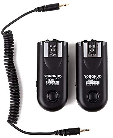 YONGNUO Wireless Shutter Release & Flash Trigger RF-603II C1,compatible with Canon DSLR 1100D / 1000D / 600D / 550D / 500D / 450D / 400D / 350D / 300D / 60D/70D