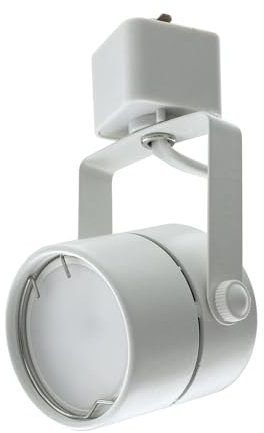 Beat - Foco LED para carril monofásico, proyector blanco orientable, casquillo bombilla GU10, foco LED 8 W 580 lúmenes, sistema de iluminación binaria, luz 4000 K, vitrina, tienda, oficina