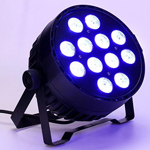 Par Bühnenlicht 120W, 12 Led Par, RGB Led Party Strahler, Bühnen Strahler für Club Party Karneval Disco Ballsaal Bühne 4 in1