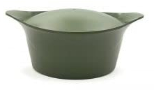 Cookut - MA Jolie COCOTTE Verde Fougere Corpo senza Bottoni 28 CM