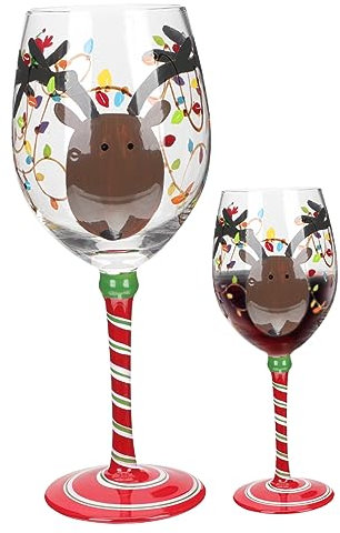 Cabilock Weihnachten Elemente Becher Kreative Glas Tasse Party Cocktail Glas Frauen
