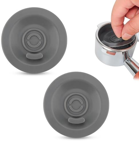 2 Pcs Sage Coffee Machine Cleaning Tablets, Sage Cleaning Disc, 54mm Universal Silicone Coffee Machine Handle Cleaning Pad Compatible with Most for Espresso Machines