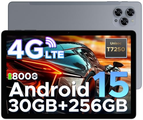 DOOGEE Tab G6 Android 16 Tablet with Sim Card Slot,11 Inch Tablet & Gemini AI, 30GB+256GB/2TB TF& T7250 Octa Core Android Tablets, 8000mAh, 90Hz IPS HD & Ultra-Thin, 2 Speakers|Widevine L1|Face ID|GPS