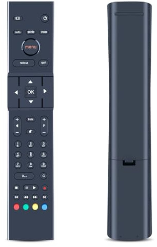 TCNOUMT Télécommande de rechange pour RC1974113, compatible avec décodeur orange décodeur RC1974104/01 RC1974113/02 RC1974113/01 TVBOX2011 SMT-H6106 CS50001
