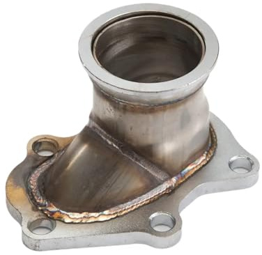 Shuogoufeng Store TD04 Flangia downpipe turbo a 5 bulloni per adattatore di conversione a V-band da 2,5 compatibile con Sub*aru HU-CGQ215Z