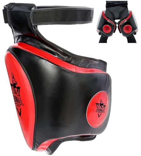 Schienbeinschoner Set MMA Kickboxen Muay Thai – 60cm Verstellbare Beinschoner mit 10cm Polsterung, PU-Leder Schienbeinschutz für Sparring & Training, Erwachsene Herren Damen