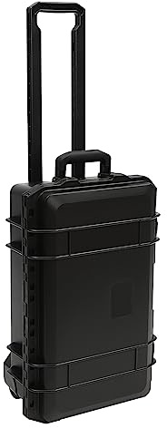HOMEONENIC Outdoor Trolley Kamerakoffer 35.5 * 23.5 * 56cm Wasserdichter Fotokoffer IP67 Werkzeugkoffer mit Griff und Rollen