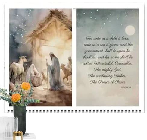 Jesus Wall Calendar 2024, 29x21cm Jesus Inspirational Walll Decor Calendars - 2024 Christian Faith Jessus Monthly Walll Calendars, FaithfuJesus Poster Calendar, Inspirational Wall Callendar, 11.4 X 8.