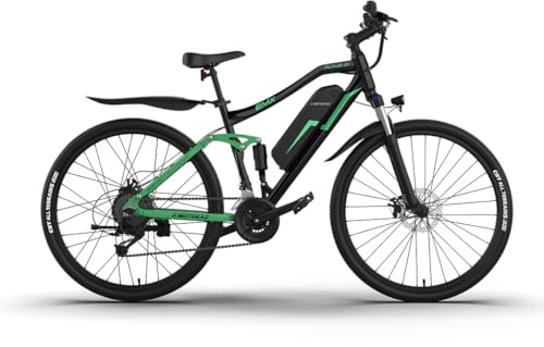 EMotorad EMX+ | Bicicleta Eléctrica Todoterreno para Adultos | Neumáticos 27.5 | Motor 36V 250W | Batería Extraíble | Suspensión Doble | Frenos Hidráulicos | Pantalla Color C8