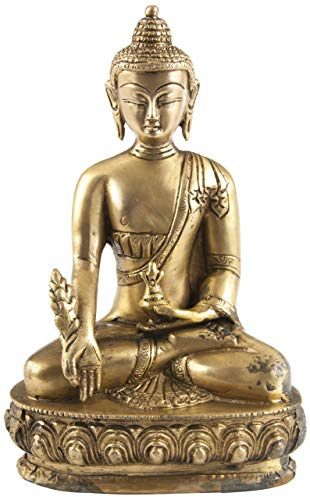 Berk FI-008 Statuen - Medizin-Buddha, Messing, Circa 20 cm