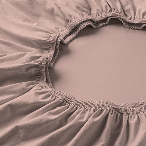 ESTELLA Spannbetttuch Zwirnjersey | rosa