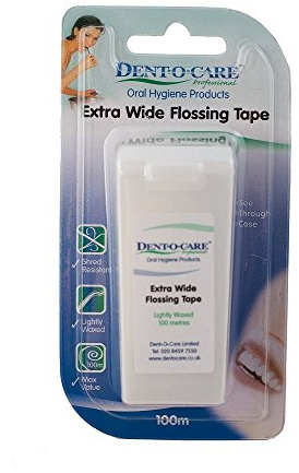 DENT-O-CARE Extra Wide FLOSSING Tape 100M 1'S