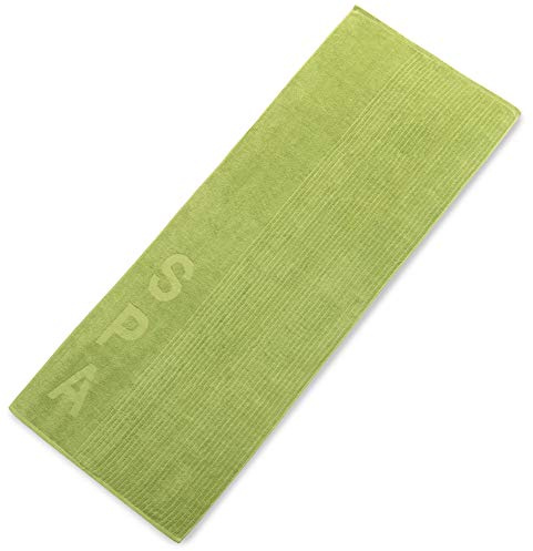 aqua-textil Bahamas Saunatuch 80 x 200 cm grün Baumwolle Sauna Handtuch Frotteehandtuch Duschhandtuch