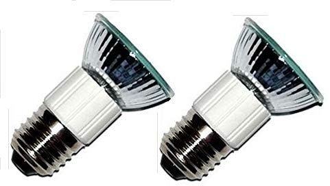 Package of 2 Z0B0011 50W JDR E27 75mm Light Bulbs | E27 Base | Compatible with Zephyr & Dacor Range Hood Appliances | 110V-130V | Designed in USA