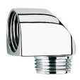 GROHE Brauseabgangswinkel (1/2 x 1/2, für Einhandmischer Wannenbatterien, langlebig), chrom, 45304000