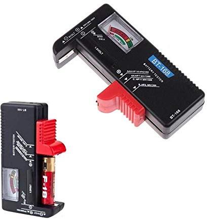 Gloriashoponline Tester Controllo BATTERIE Stilo Mini Stilo Test Verifica LA Carica Batteria