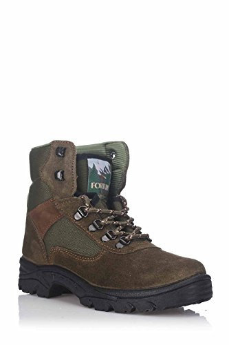 Botas Trekking FORTUN 434 Serraje Cordura (43 EU, Kaki)