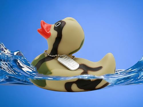 Action Man Rubber Duck - Rubber Ducky Bath Toy - Officially Licensed Limited Edition Merchandise
