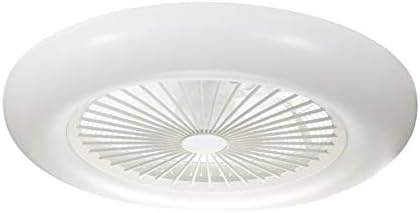 Bel Air Home - LED-Deckenventilator RAKI mit DC-Motor mit LED-Licht 80W mit Fernbedienung, effiziente 4-Stufen-Ventilation für den Sommer und LED-Deckenlicht für den Winter, Weiß