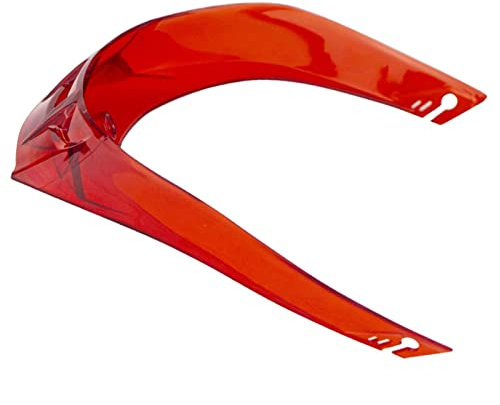 Jdon-hats Motorrad hinterer Helm-Spoiler-Hülle for Agv. Pista Corsa. Gpr. Zubehör (Farbe : Rot)