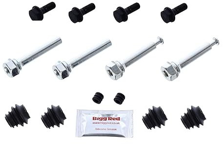 Bigg Red - Brake Caliper Slider Bolt Kit - Fits 280mm Brake Discs - Compatible with,