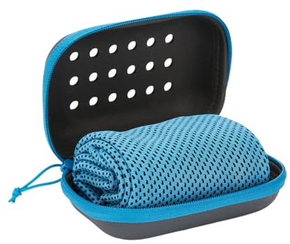 YIBOZI Kühlendes Handtuch für Hals und Gesicht, Sport-Handtuch, schnell trocknend, Yoga-Handtuch, weich, atmungsaktiv, Mikrofaser-Handtuch, Kühlhandtuch mit Box