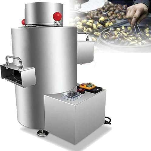 GFXYQPDNV Máquina Comercial Descascarar Y Abrir Castañas,Máquina Cortadora Automática Castañas,Máquina Eléctrica Galletas Castañas,Semi-Automatic,48V