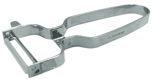 VB VIN BOUQUET FIK 1379 Pelapatate in acciaio inox di alta qualità, ideale per frutta e verdura, durevole e resistente alla ruggine