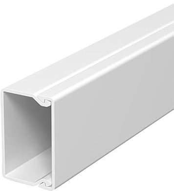 4 Meter Kabelkanal Wandkanal Deckenkanal 40 x 60 x 2000 weiß - 2 x 2,0 Meter