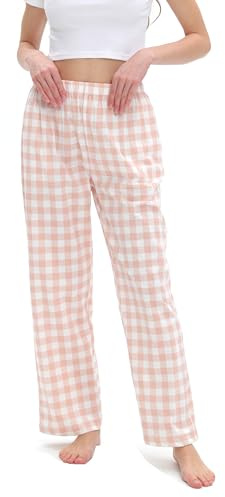 Mancru Pantaloni Pigiama Donna Cotone Pantalone Pigiama Donna Comodi Pantaloni da notte, Womens Pyjama Pants