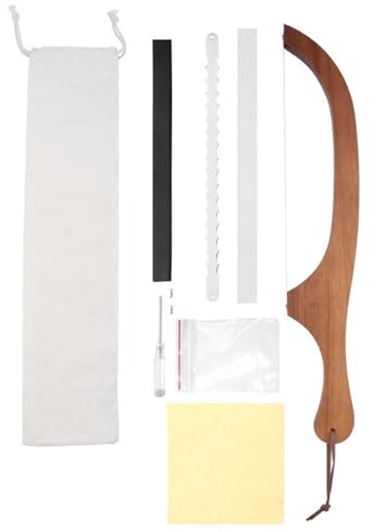 Coupe-, trancheuse à au levain, Coupe-pâte à en bois, Scie à Toast pour Sandwich en acier inoxydable, outil de notation de pâte dentelée amovible pour le, la pâtisserie et le gâteau