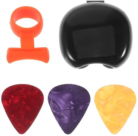 ibasenice Gitarrenplektrumhalter Aus Silikon Daumen – Finger Zum Üben des Strummings Auf Der Akustik-/e-Gitarre