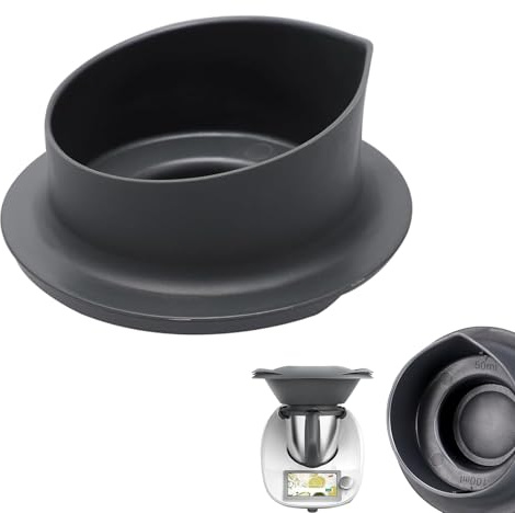 Vaso medidor Vorwerk para Thermomix TM5 y TM6 – Accesorios | Resistente al calor y al frío, tapa con 50 y 100 ml marcados