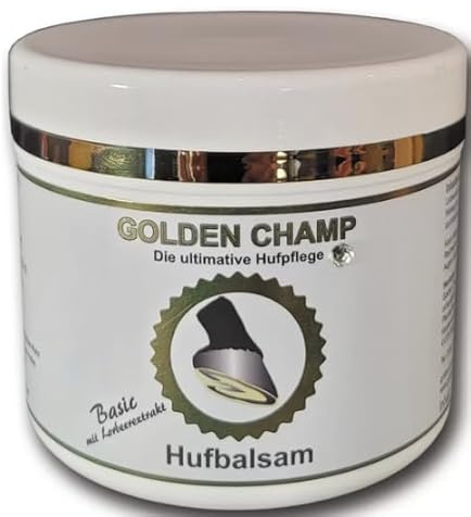 Golden Champ Baume pour sabots à l'extrait de laurier 500 ml – Avec pinceau gratuit
