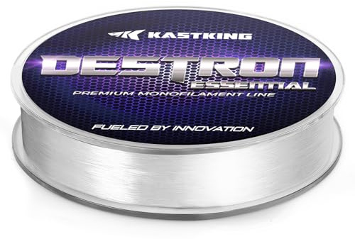 KastKing Destron Essential Monofilament Fishing Line,Ghost Clear, 4LB, 300 yds