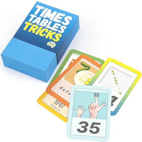 Times Tables Tricks – Fun Multiplication Flash Cards for Kids Ages 6–13 | Tips, Visual Aids & Strategies | Learn Multiplication Tables Fast | Educational Math Game