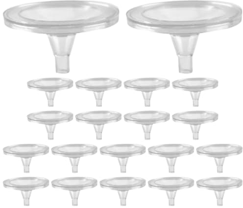 SHINEOFI Supporto Trasparente per Sfere di Cristallo 5 Cm, Set da 20 Pezzi per Fontane Rocciose e Decorazioni Acquario, Porta-Palle Leggero e Resistente per Giardino e Decorazioni Esterne