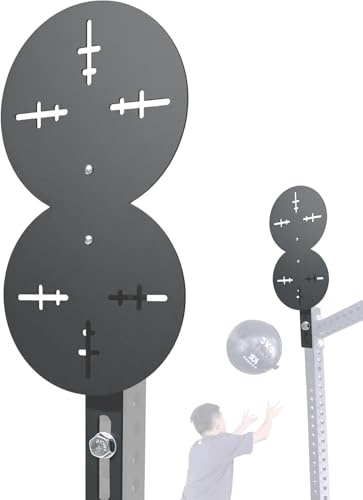 Pelota de doble pared de acero para Power Cage con soporte universal ajustable, diseño que ahorra espacio para entrenamiento explosivo de fuerza y reacción, adecuado para distancias entre orificios de