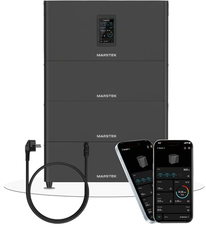 Speicher MARSTEK Jupiter C + Plus Solarspeicher 10.24 kWh LiFePO4 Setwahl Solarakku für PV Systeme Balkonkraftwerk, IP65, 6000 Zyklen, WiFi und Bluetooth, Solar-Batterie