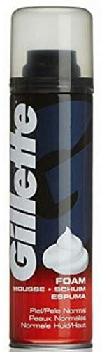 6 x GILLETTE shaving foam regular