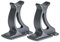 Valdern - Coppia di piedini di appoggio per termosifone, universali, tradizionali, altezza 100 mm, colore: grigio antracite