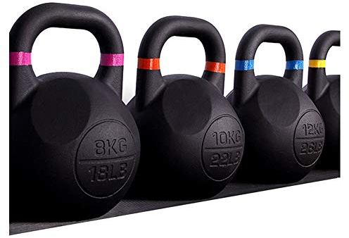 Kettlebells AGYH Gusseisen, Matte Anti-Rutsch-Griffe, Verwendet for Core Training In Muskeltraining, Krafttraining, Gewichtsbereich, 12kg / 16kg / 20kg / 24kg (Size : 12kg/26.4lb)